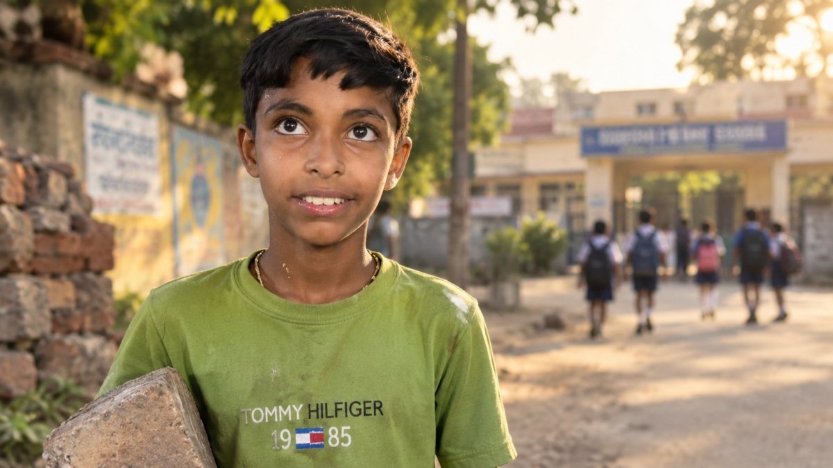 Vaibhav Tiwari: The 11-Year-Old Boy Working to Support His Family Instead of Going to School