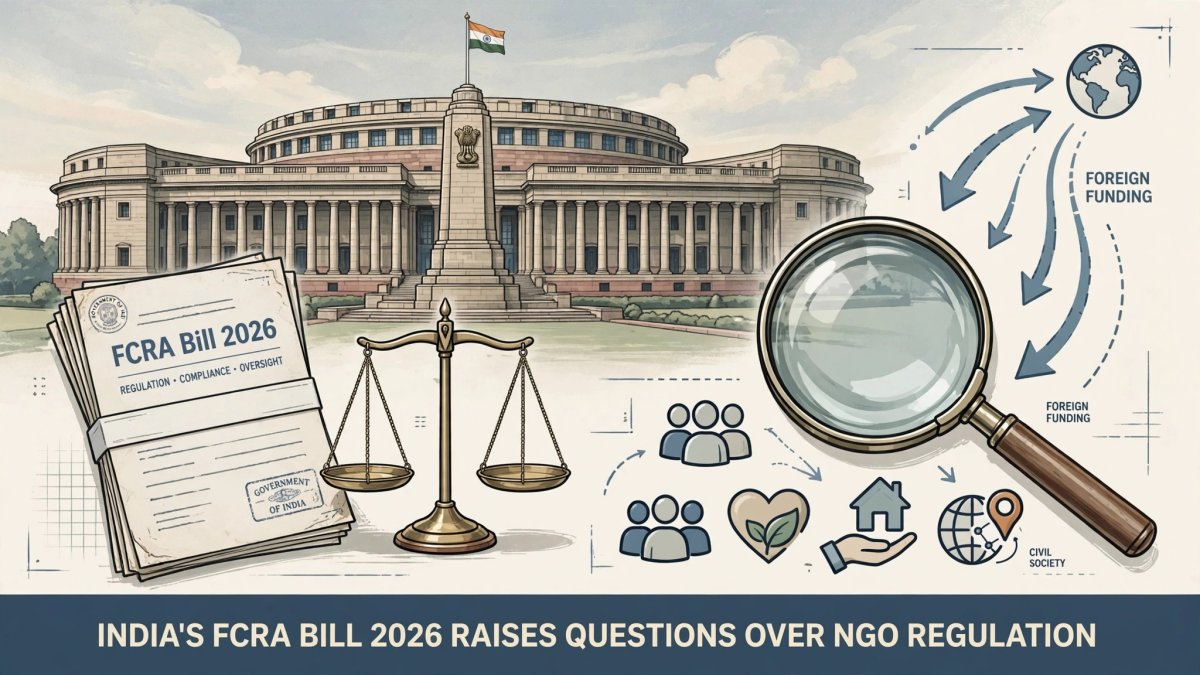 India’s FCRA Bill 2026 Raises Questions Over NGO Regulation