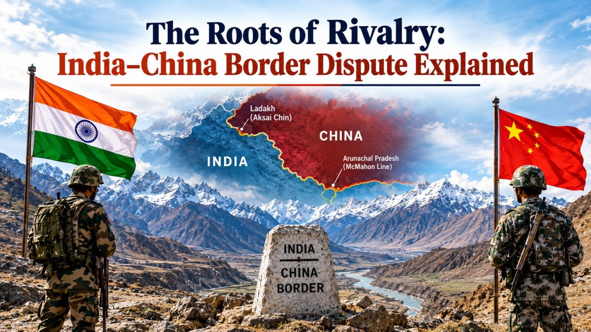 The Roots of Rivalry: India–China Border Dispute Explained