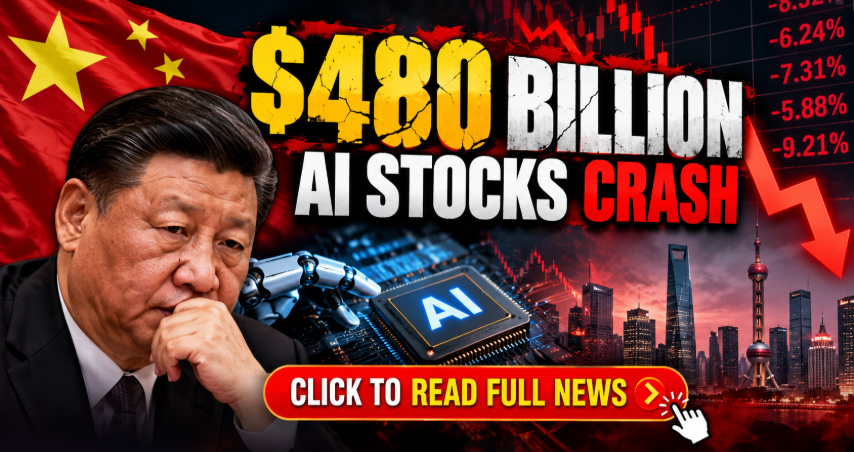 $480 Billion Wiped Out from China's AI Market | What Went Wrong?