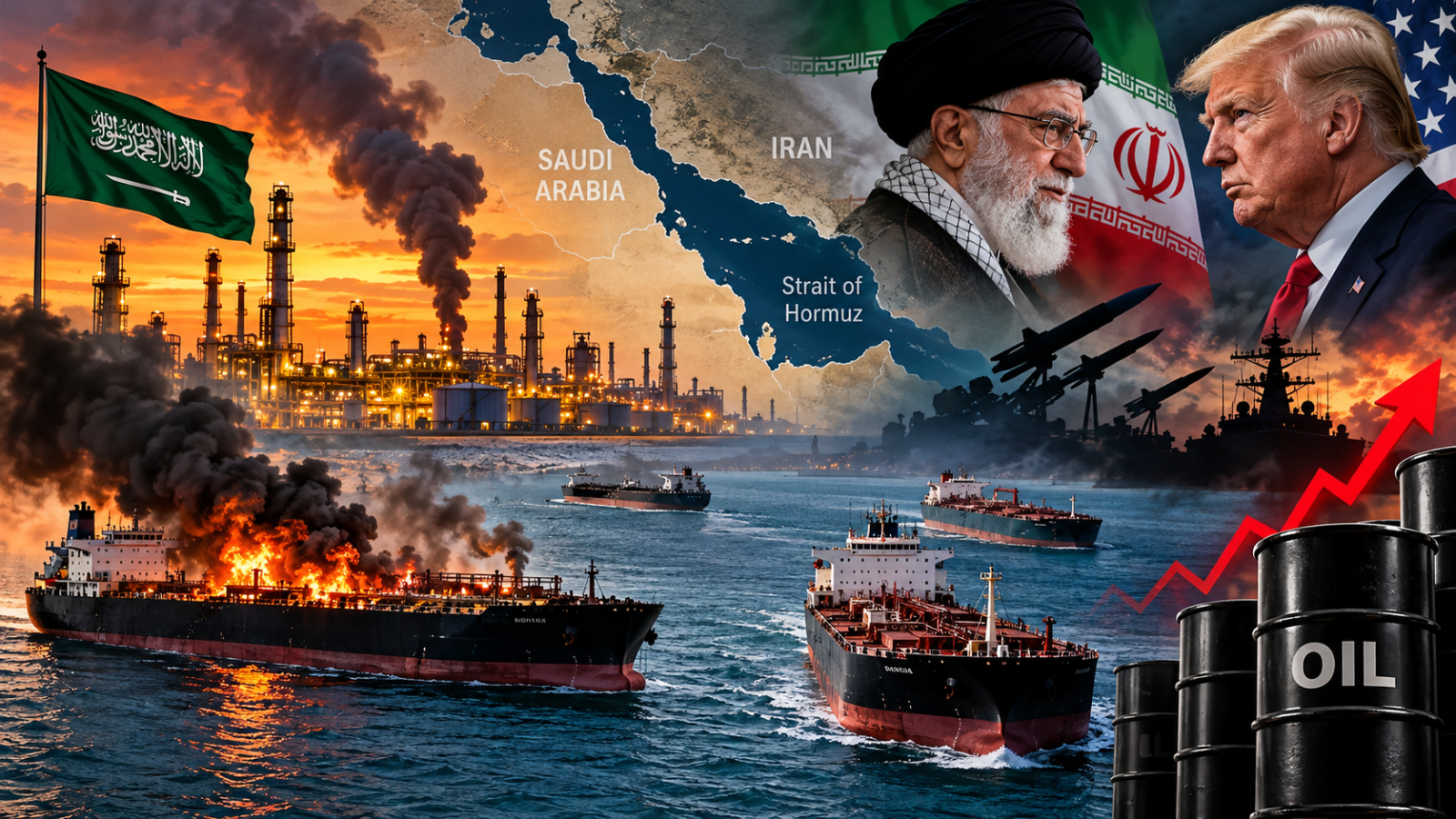 Middle East Conflict Escalates as Oil Prices Rise and Shipping Risks Grow